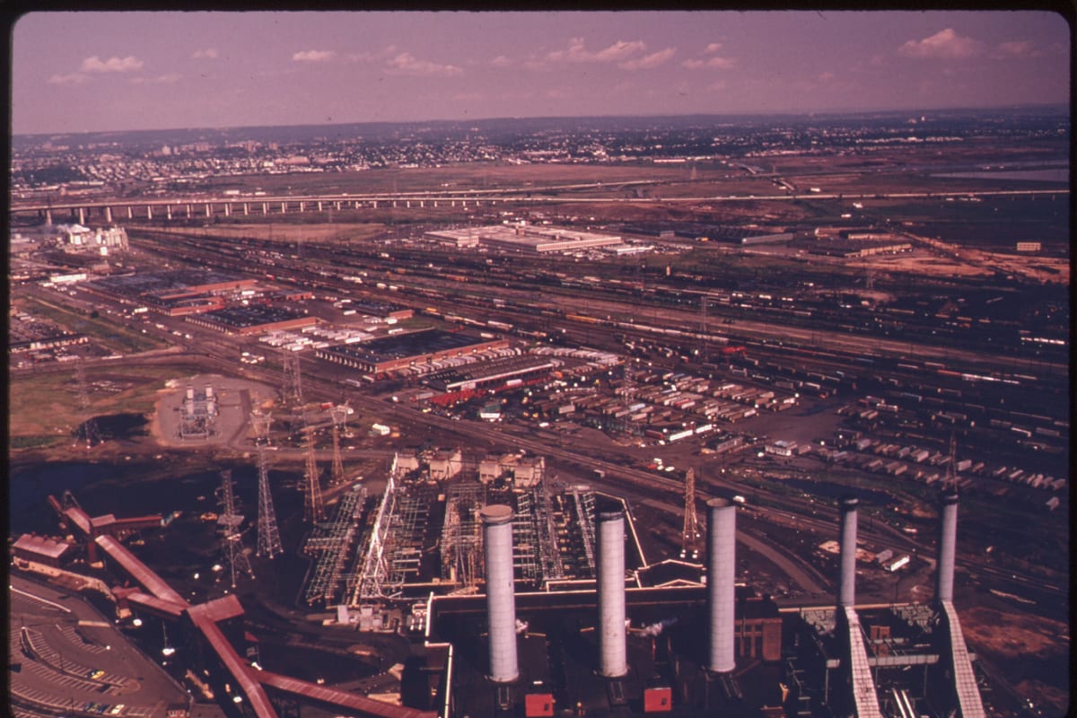 Bayonne, NJ — BAYONNE, NEW JERSEY. THE NEW YORK, NEW JERSEY METROPOLITAN REGION IS ONE OF THE MOST CONGESTED URBAN AND INDUSTRIAL... - NARA - 555761