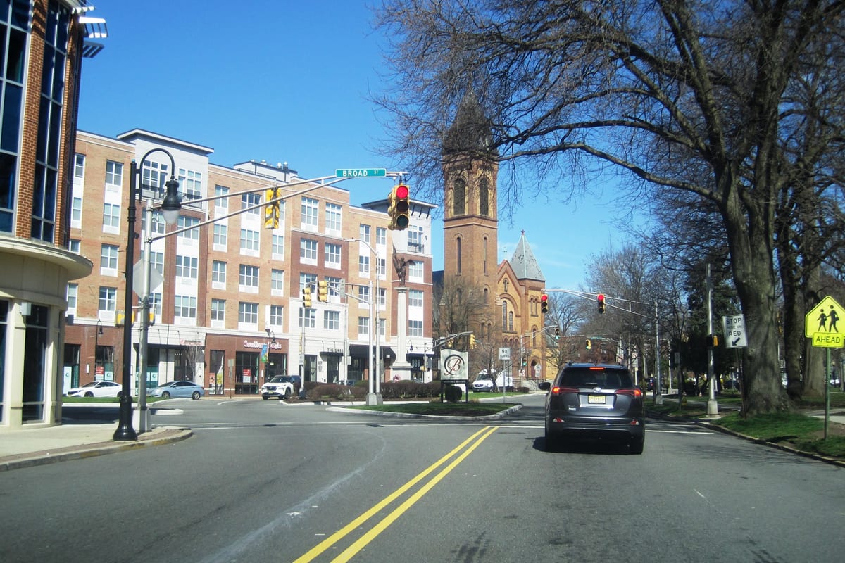 Bloomfield, NJ — CR 509 nb at Broad Street, Bloomfield, NJ, March 2024