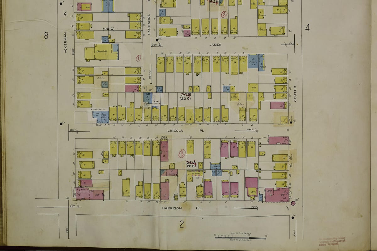 Clifton, NJ — Sanborn Fire Insurance Map from Clifton, Passaic County, New Jersey, 1951, Plate 0003