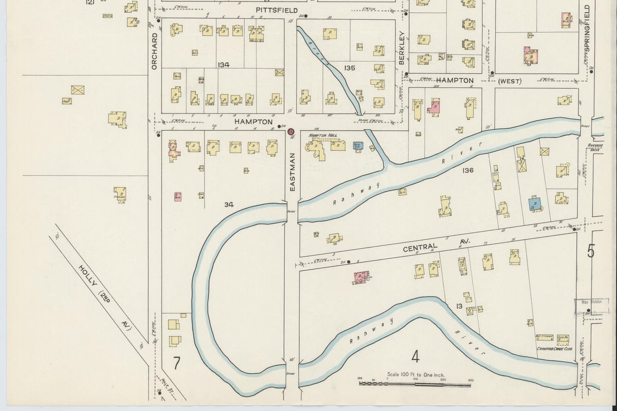 Cranford, NJ — Sanborn Fire Insurance Map from Cranford, Union County, New Jersey, 1915, Plate 0006
