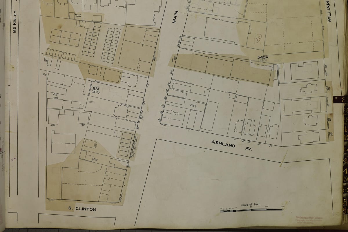 East Orange, NJ — Sanborn Fire Insurance Map from East Orange, Essex County, New Jersey, 1951, Plate 0035s