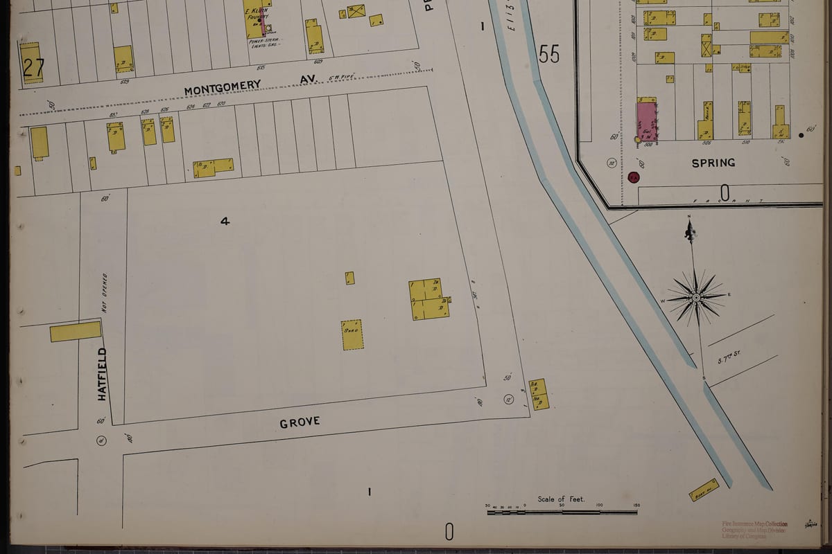 Elizabeth, NJ — Sanborn Fire Insurance Map from Elizabeth, Union County, New Jersey, 1903, Plate 0028
