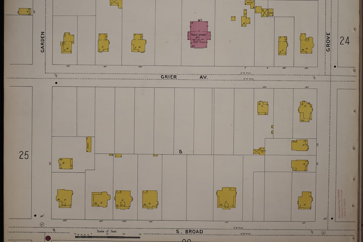 Elizabeth, NJ — Sanborn Fire Insurance Map from Elizabeth, Union County, New Jersey, 1903, Plate 0023