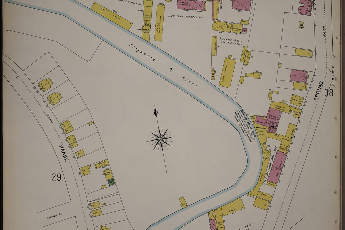 Elizabeth, NJ — Sanborn Fire Insurance Map from Elizabeth, Union County, New Jersey, 1903, Plate 0037
