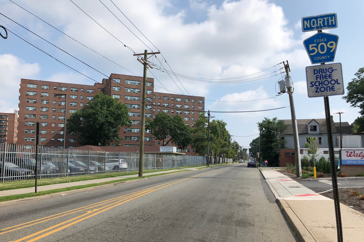 Irvington, NJ — 2018-07-17 10 04 36 View north along Essex County Route 509 (Grove Street) just north of Essex County Route 603 (Springfield Avenue) in Irvington Township, Essex County, New Jersey