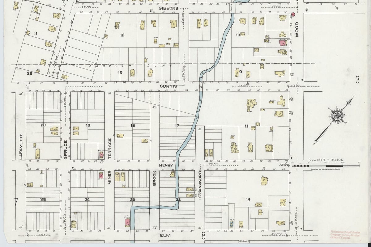 Linden, NJ — Sanborn Fire Insurance Map from Linden, Union County, New Jersey, 1920, Plate 0002