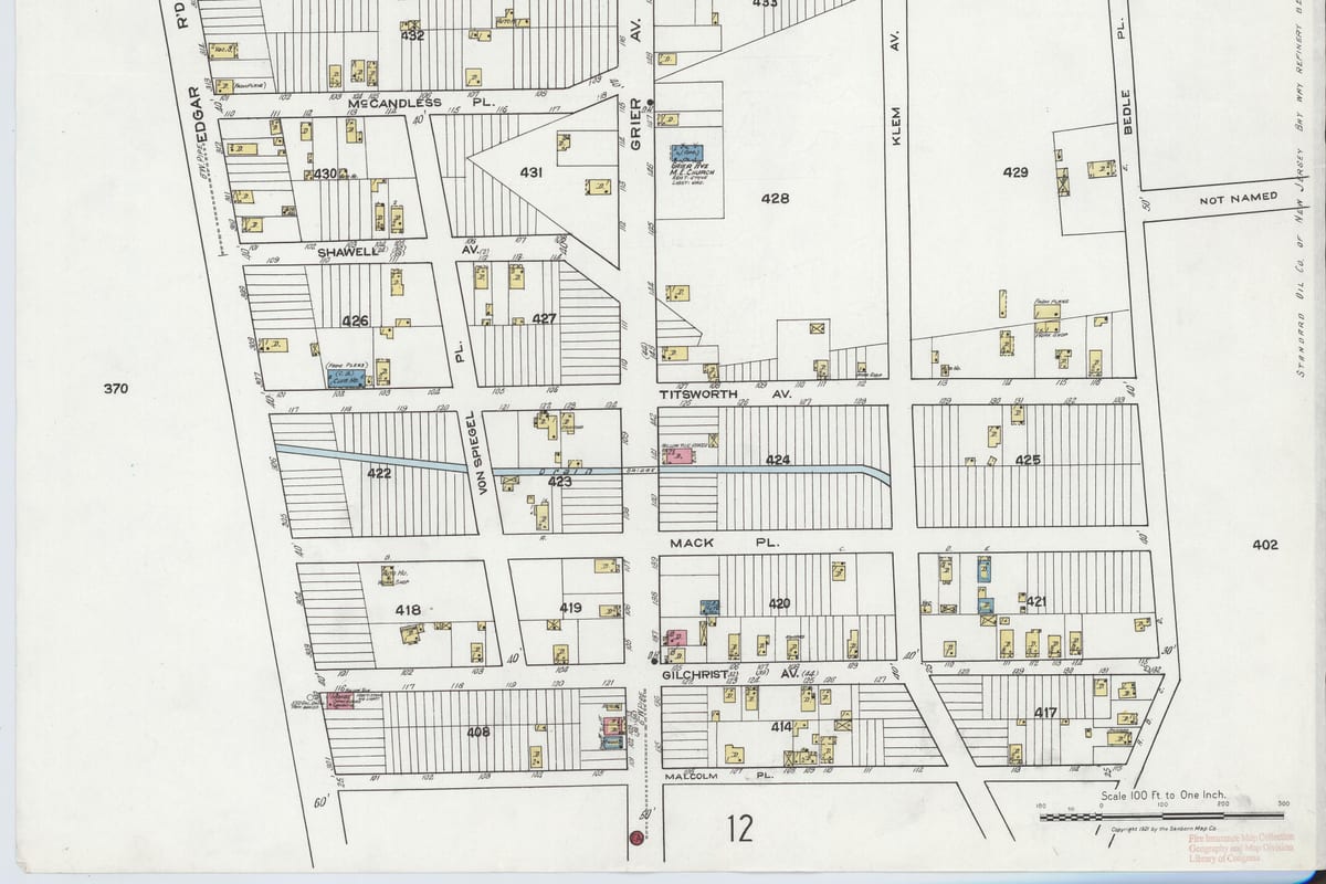 Linden, NJ — Sanborn Fire Insurance Map from Linden, Union County, New Jersey, 1920, Plate 0013