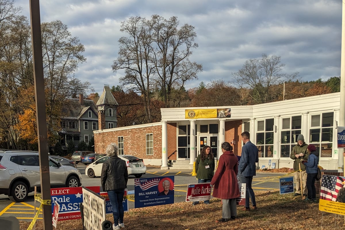 Linden, NJ — Polling station American Legion 32 Linden Street Brattleboro VT 5 November 2024 03