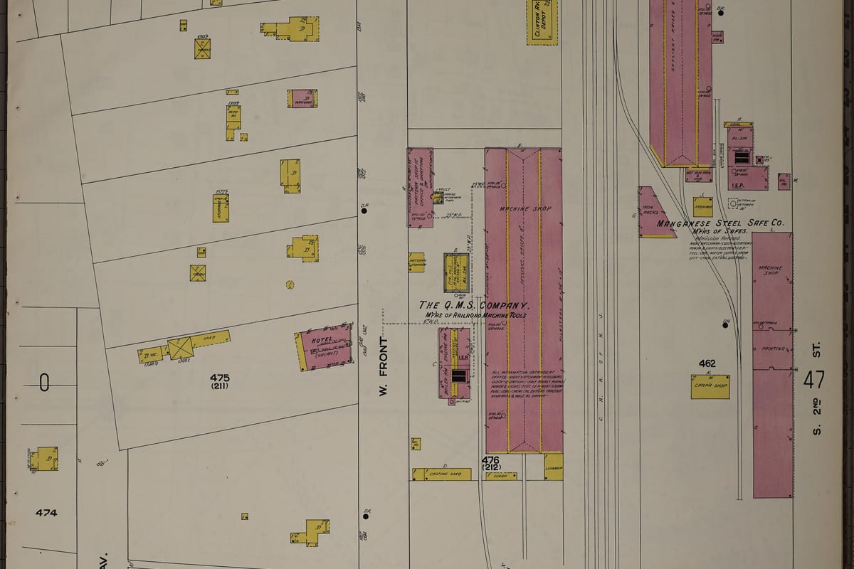 Plainfield, NJ — Sanborn Fire Insurance Map from Plainfield, Union and Somerset Counties, New Jersey, 1910, Plate 0046