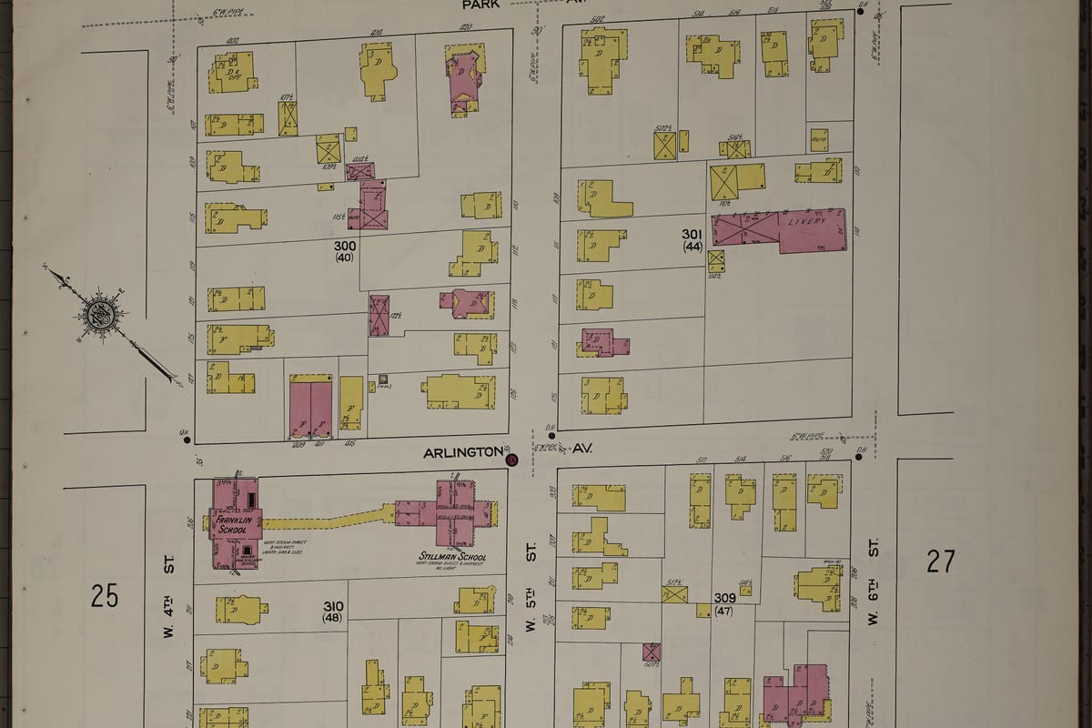 Plainfield, NJ — Sanborn Fire Insurance Map from Plainfield, Union and Somerset Counties, New Jersey, 1910, Plate 0026