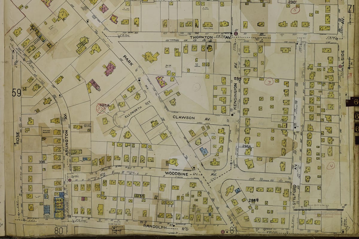 Plainfield, NJ — Sanborn Fire Insurance Map from Plainfield, Union and Somerset Counties, New Jersey, 1951, Plate 0060