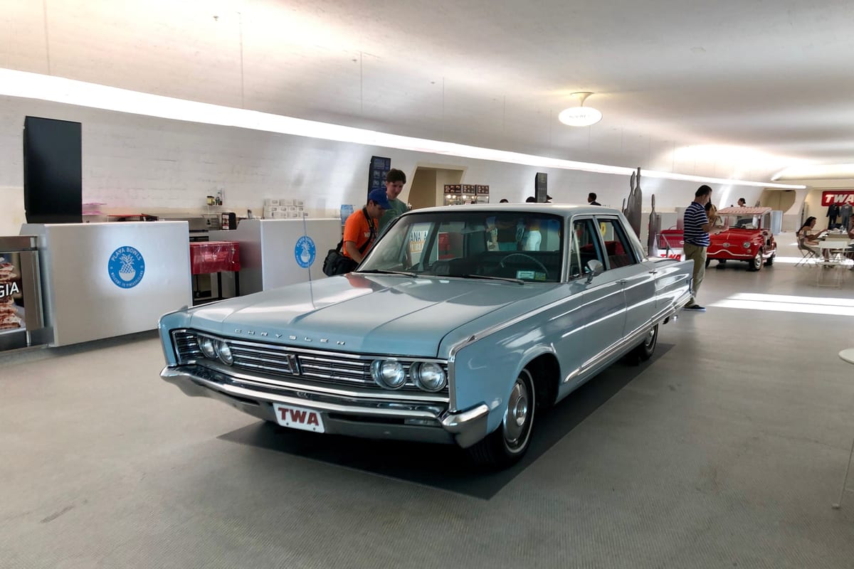 Queens, NY — 1966 Chrysler Newport, TWA Flight Center, John F. Kennedy International Airport, Jamaica, Queens, New York City, NY