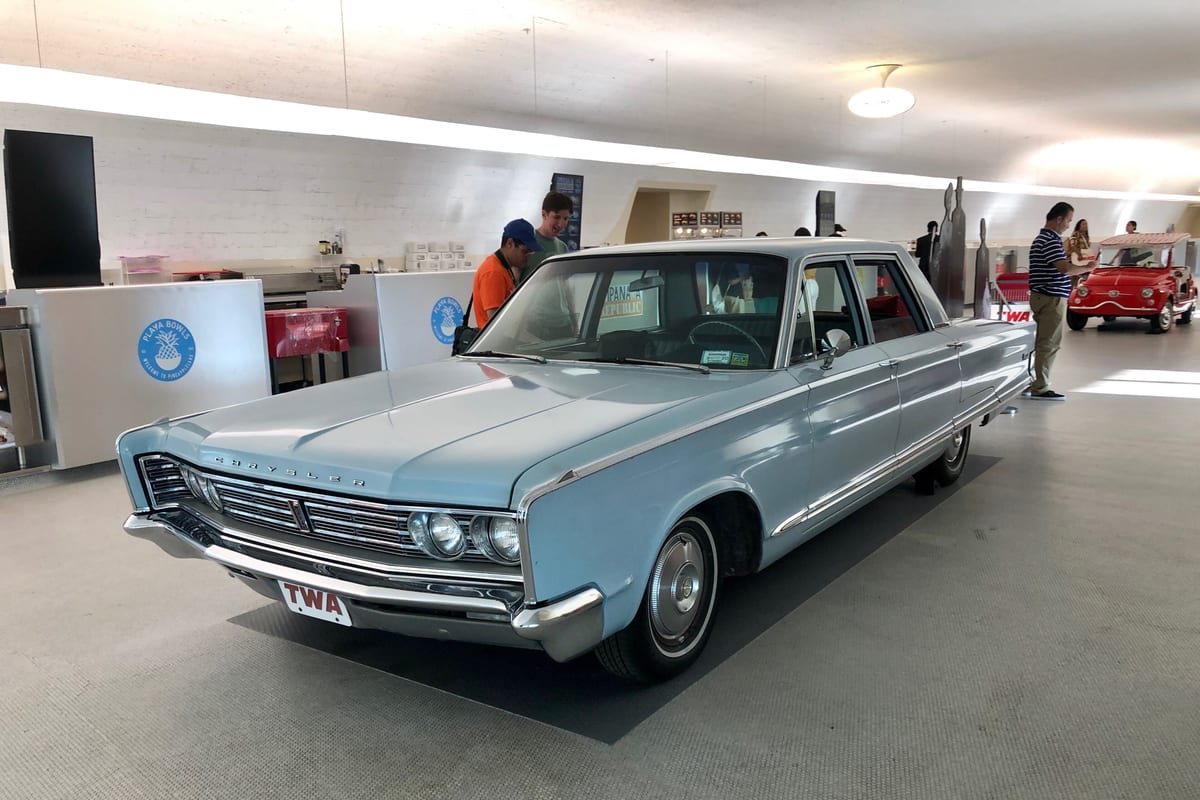Queens, NY — 1966 Chrysler Newport, TWA Flight Center, John F. Kennedy International Airport, Jamaica, Queens, New York City, NY - 48581223966
