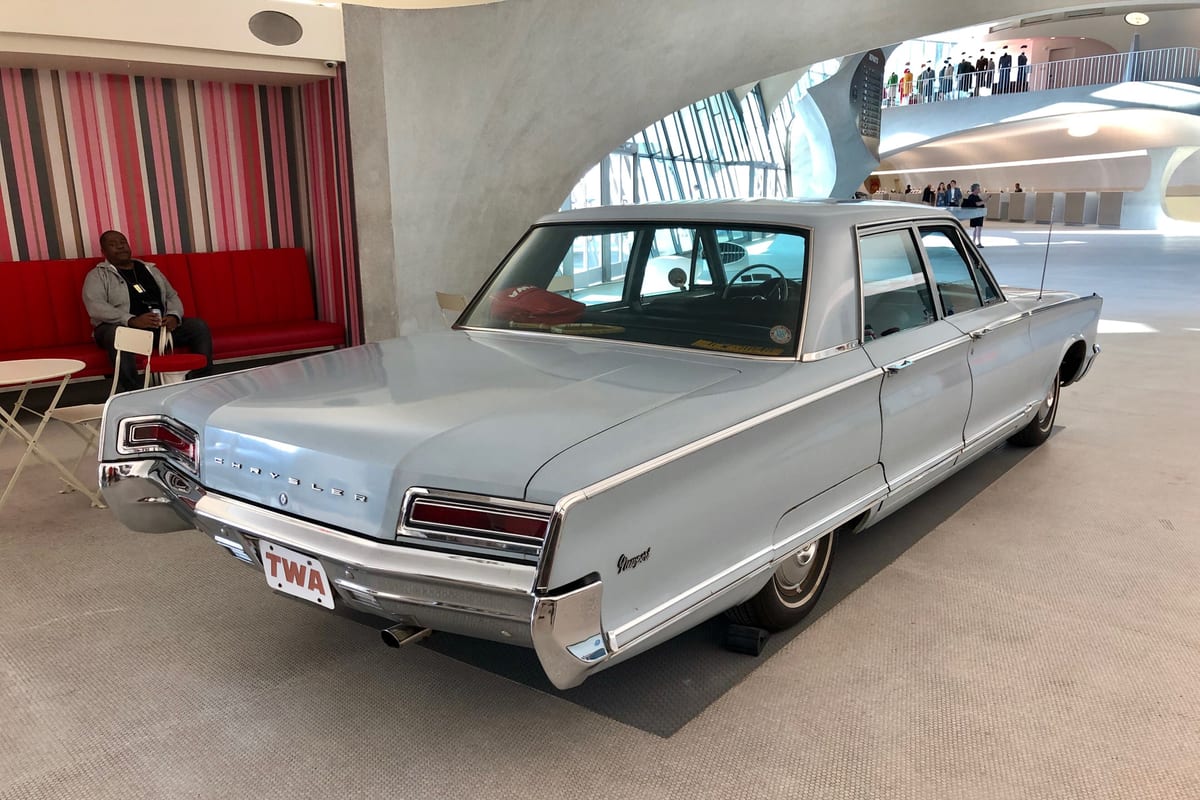 Queens, NY — 1966 Chrysler Newport, TWA Flight Center, John F. Kennedy International Airport, Jamaica, Queens, New York City, NY - 48581365592