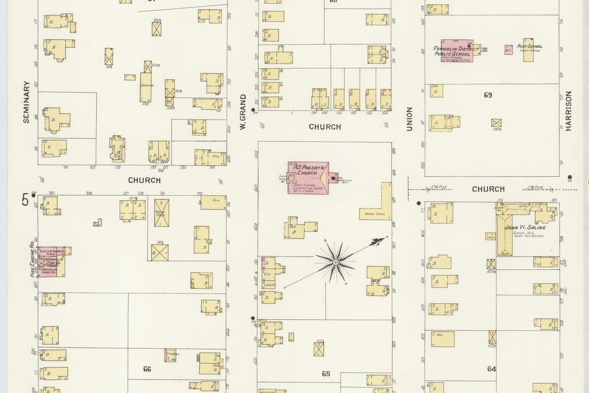 Rahway, NJ — Sanborn Fire Insurance Map from Rahway, Union County, New Jersey, 1908, Plate 0003