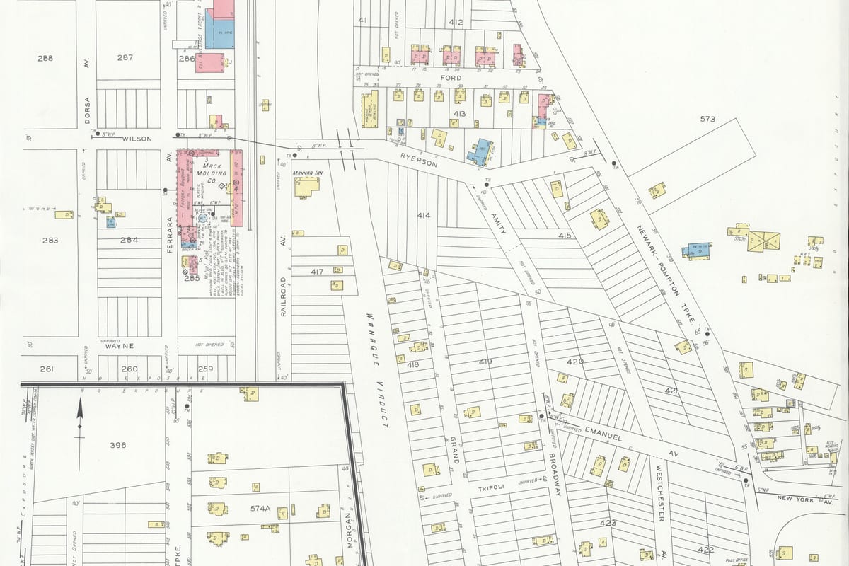 Wayne, NJ — Sanborn Fire Insurance Map from Wayne Twp, Passaic County, New Jersey, 1935, Plate 0006